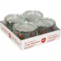 WECK Round Rim Jar Tulip 0.5L rinkinys (4 vnt.)