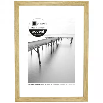 NIELSEN DESIGN Nielsen 6721006 Paveikslėlių segtuvinis rėmelis A4 21x29,7 cm Skaidrus stiklas MDF
