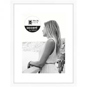 NIELSEN DESIGN Aura Picture Frame 18x24 cm White Wood incl. Passepartout 1134001