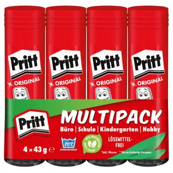 Pritt klijų pieštukų rinkinys 4 x 43g 9H PK8MP