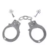 MIL-TEC Chain Link Handcuffs Nickel Plated Silver