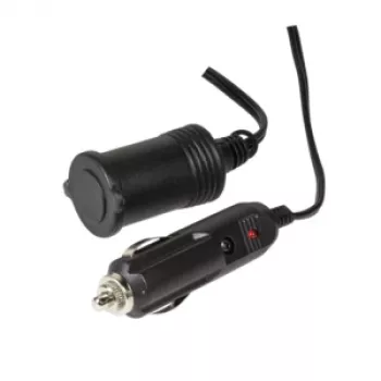LogiLink Power Supply Extension Cable - Cigarette Lighter (Black)