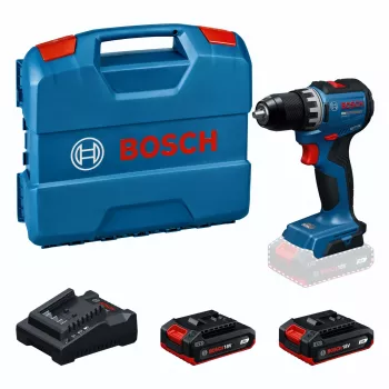 Bosch GSR 18V-52 belaidis gręžtuvas-suktuvas 2 x 2,0 Ah akumuliatoriai L-BOXX