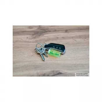 Kabelmeister Mini Spirit Level su raktų pakabuku - Juoda