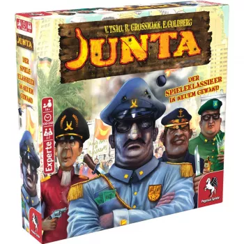 Pegasus Spiele Junta Board Game - Strategija, Blefavimas, Derybos - Nuo 16 metų - 4-7 žaidėjai - 120-240 min.