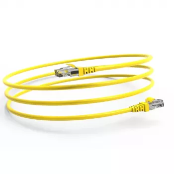 INCA Patch Cable RJ45 Cat6 UTP 250MHz 1.00m Yellow (ICAT6-01TS)