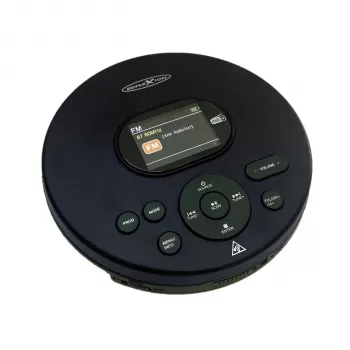 Reflexion PCD540DAB/BK Nešiojamas CD grotuvas su DAB+ radiju, MP3 atkūrimu, juodas