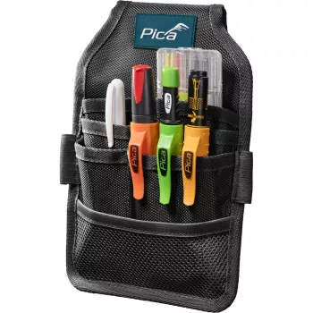 PICA-MARKER Pica Master Belt - Sunkiųjų darbų žymeklių dėklo sistema, juoda/raudona