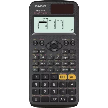 Casio FX-85DE X ClassWiz mokslinis skaičiuotuvas juodas su kietu dėklu