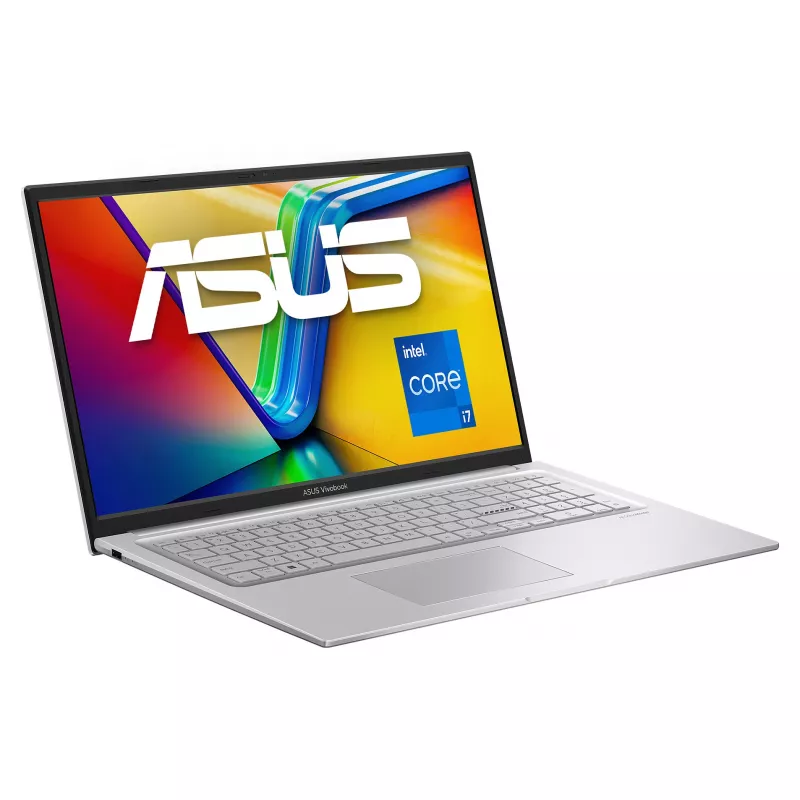 ASUS VivoBook 17 X1704VA-AU866 Intel Core i7-1355U 8GB RAM 512GB SSD Be OS 17.3 inch Full HD IPS Anti-Glare Ekranas Vokiška Klaviatūra Indie Black