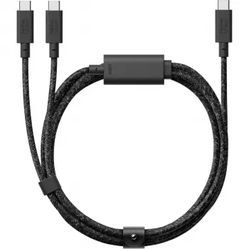 Native Union Belt Cable 2in1 USB-C į USB-C 2m 140W Cosmos