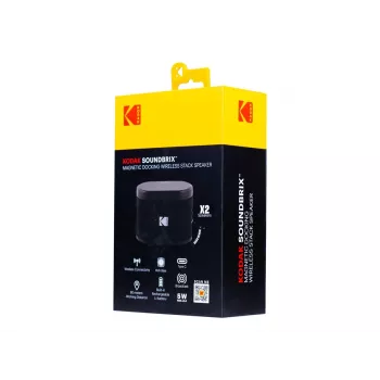 Kodak SoundBrix Wireless Stack Speaker (Bass Black), 2VNT