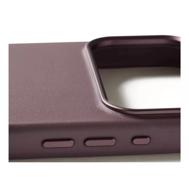 Mujjo odinis dėklas, skirtas iPhone 17 Pro Max su MagSafe (Bronzinė raudona)