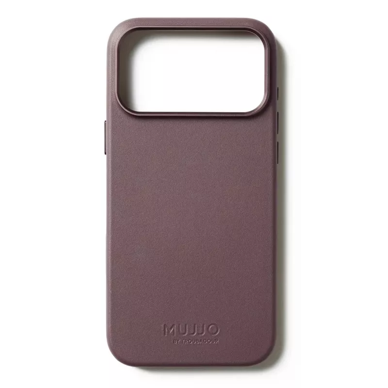 Mujjo odinis dėklas, skirtas iPhone 17 Pro Max su MagSafe (Bronzinė raudona)