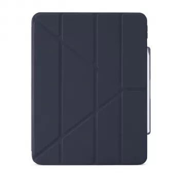 Pipetto Origami No3 Pencil Case, skirtas iPad Air 13 M2 (2024), tamsiai mėlyna