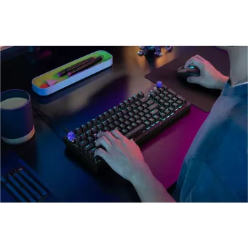 Logitech G316 X 98 Tenkeyless mechaninė žaidimų klaviatūra - LIGHTSPEED belaidis ryšys - GX Brown Tactile - Juoda - Vokiškas išdėstymas