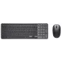 Dell Pro 7 Rechargeable Compact Keyboard and Mouse - KM746 - Black - German Layout