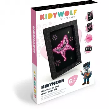 KIDYWOLF Apšviestas sienos dekoracijų rinkinys 3 vnt. Princesė