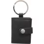 DEKNUDT Key Ring Black 3.5x4.5 Faux Leather S59NS3