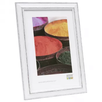 DEKNUDT S221H3 medinis nuotraukų rėmelis 10x15 cm juodas su baltu paspartu
