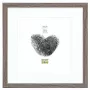 Deknudt S66KH3 P1 20x20 Wood Grey Oak Picture Frame with Passepartout