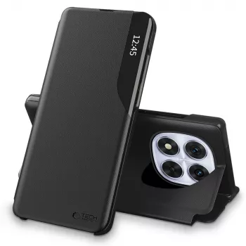 TECH-PROTECT Smart View Booklet Case, skirtas Xiaomi Redmi Note 14 Pro 5G / Poco X7 5G - juoda