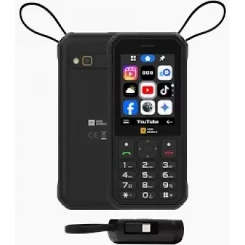 AGM Mobile M11 4G neardūžtantis funkcinis telefonas 2,8 colio ekranas IP68/IP69K 4000 mAh juoda