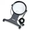 Carson HF-25 MagniFree LED didinamoji lempa 2x/5x 11cm Juoda