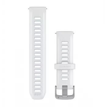 Garmin QuickFit 20mm Silicone Strap Stone White / Clear Blue (010-11251-B7)
