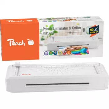 Peach 511189 3in1 PBP351 A4 laminavimo aparatas, karšto ir šalto laminavimo, su popieriaus pjaustytuvu ir kampų apvalintuvu