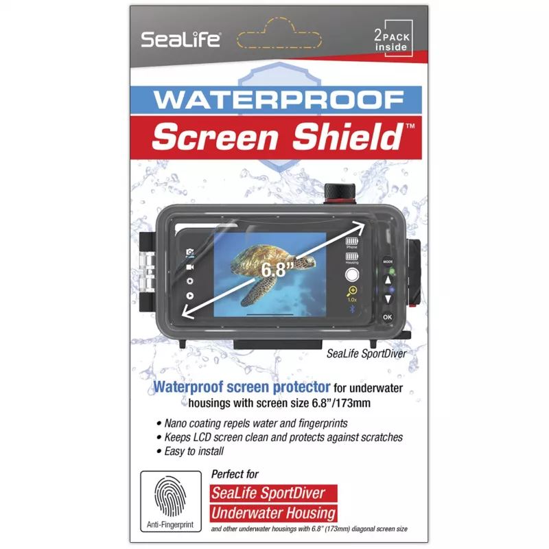 Sealife SportDiver Screen Protector (SL4005) - 2 vnt. pakuotė, permatoma, PET plėvelė