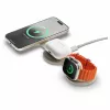 Satechi OntheGo 3-in-1 belaidis įkroviklis su Qi2, smėlio spalvos, 15W, ST-QTG31W