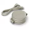 Satechi OntheGo 3-in-1 belaidis įkroviklis su Qi2, smėlio spalvos, 15W, ST-QTG31W