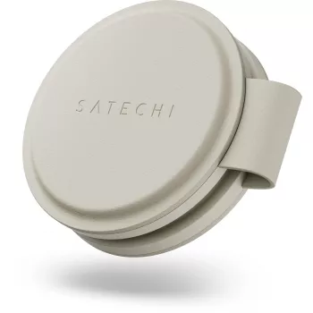 Satechi OntheGo 2-in-1 Wireless Charger su Qi2, 15W, Sand