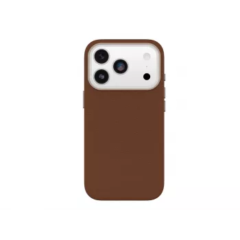 OtterBox Symmetry Series Cactus Leather Camera Control Case, skirta iPhone 17 Pro - ruda (Desert Saddle)