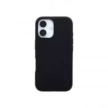 OtterBox Symmetry Series MagSafe Back Cover, skirta Apple iPhone 16 – juoda