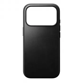 NOMAD Modern Leather Case, skirta iPhone 17 Pro – juoda Horween oda su MagSafe