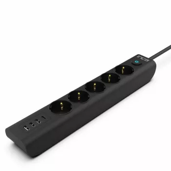 Cian Technology GmbH INCA Power Strip IPW-44TU 5 Outlets 3xUSB-A+1xUSB-C 1.5m