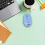 INCA belaidė pelė 1200DPI/3 mygtukai/2.4GHz USB-A Weeny Emoji mėlyna (IWM-245RM)
