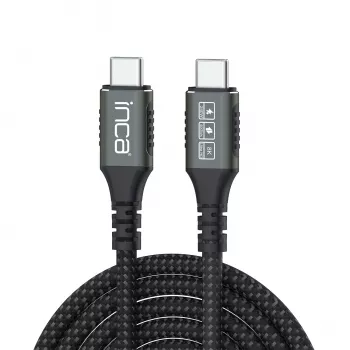 INCA USB-C į USB-C laidas USB 4.0 40Gbps PD 3.1 240W 8K UltraHD 0,80m (ITCT-40)