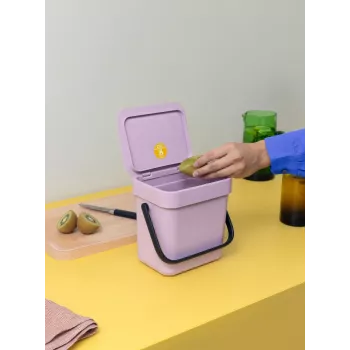 Brabantia Sort & Go šiukšlių dėžė, alyvinė rožinė, 3 L
