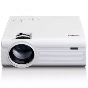 Lenco LPJ-280WH LCD projektorius - HD Ready 1280x720, 280 ANSI liumenų, baltas