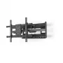 One for All WM 4663 TV Wall Mount 100 Solid Turn 120 XL, Full-Motion, 32-84 coliai, 50 kg, VESA 100x100 iki 600x400, juoda