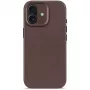 Decoded Leather Backcover, skirta iPhone 17 su MagSafe – šokoladinis rudas
