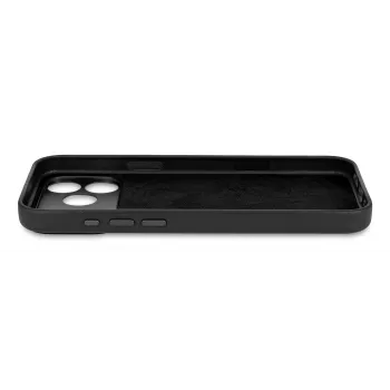 Decoded Leather Backcover, skirta iPhone 17 Pro Max su MagSafe (juoda)