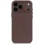 Decoded Leather Backcover, skirta iPhone 17 Pro Max su MagSafe – šokoladinis rudas