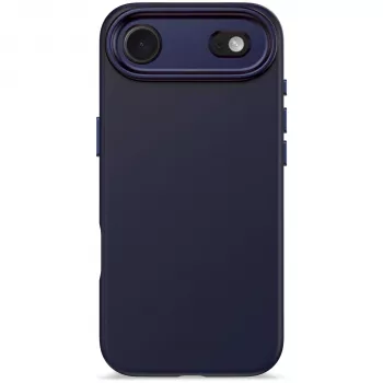 Decoded AntiMicrobial Silicone Backcover, skirtas iPhone 17 Air su MagSafe - True Navy