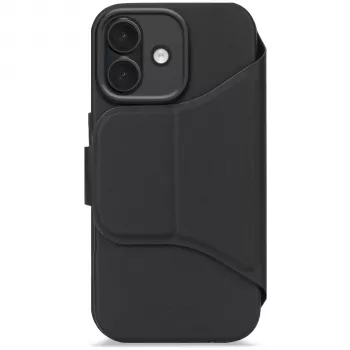 Decoded Textūrinis Silikoninis Atskiras Piniginė, skirta iPhone 17, suderinama su MagSafe, Phantom Black