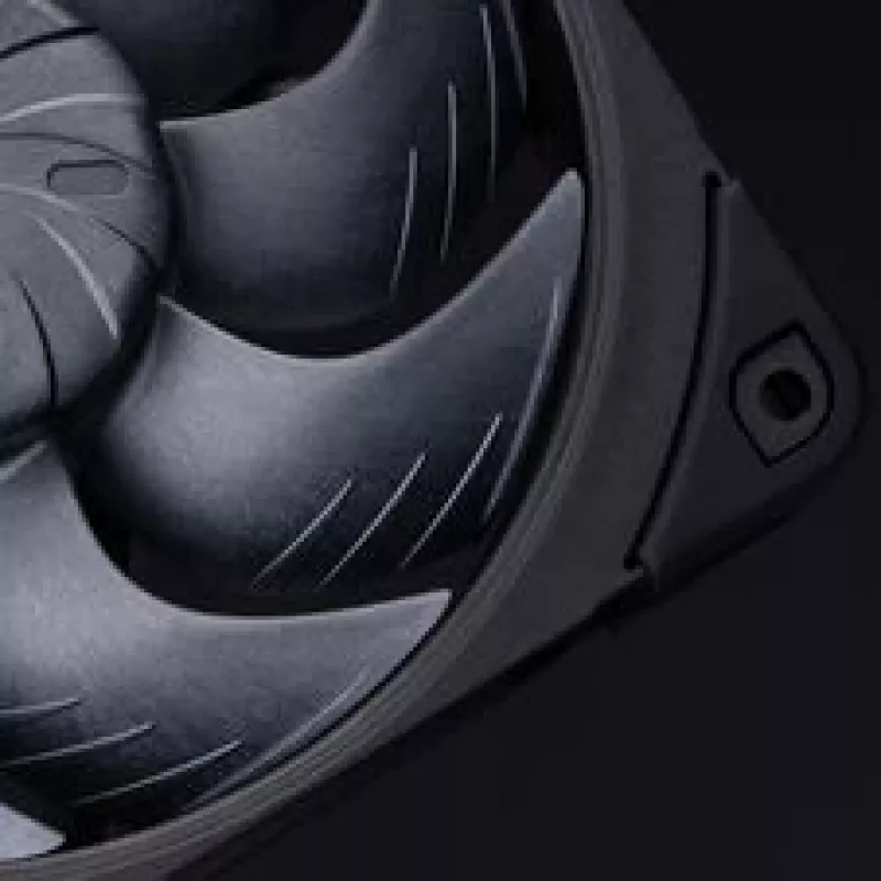 Noctua NF-A12x25 G2 PWM Sx2-PP chromax.black 120 mm korpuso ventiliatorius (2 vnt. pakuotė, juoda)