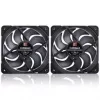 Noctua NF-A12x25 G2 PWM Sx2-PP chromax.black 120 mm korpuso ventiliatorius (2 vnt. pakuotė, juoda)